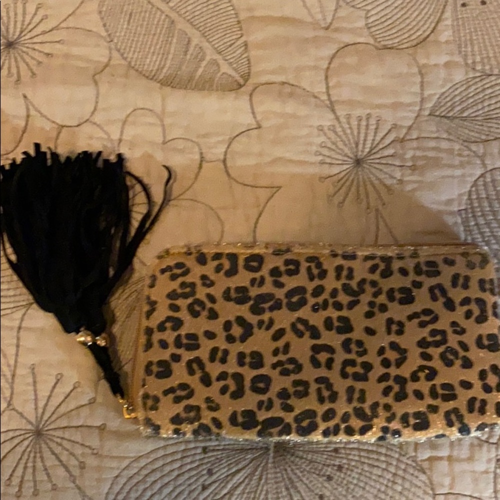 Charlie Paige Leopard Wallet